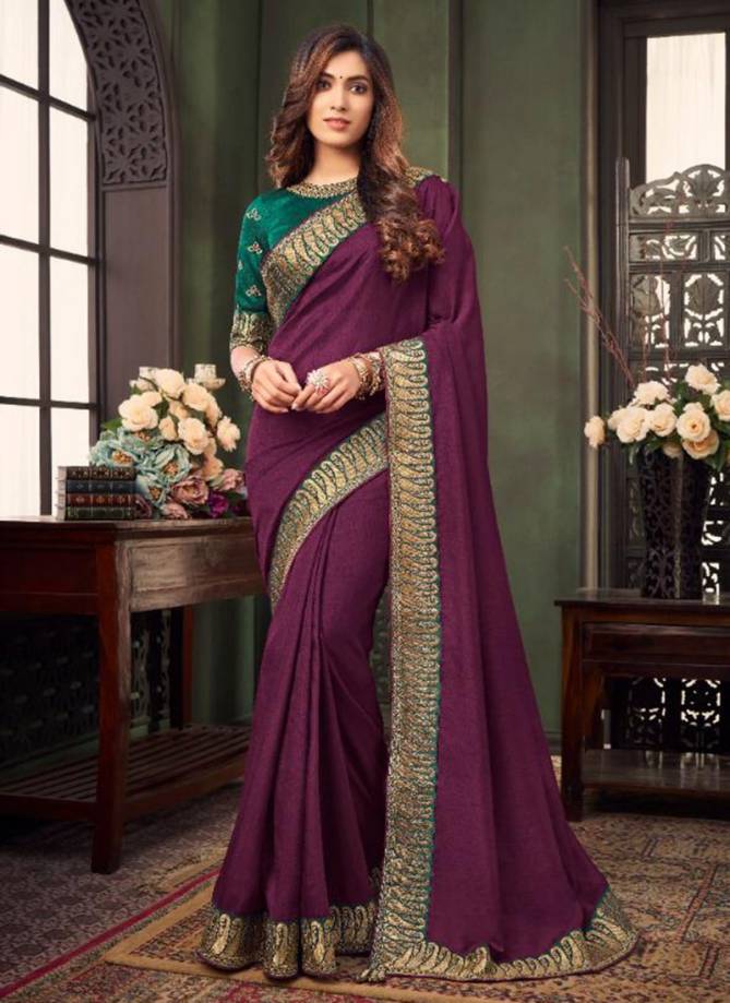 ANMOL MYRAH Latest Fancy Designer Heavy Party Festive Wear Fancy Fabric Stylish Saree Collection